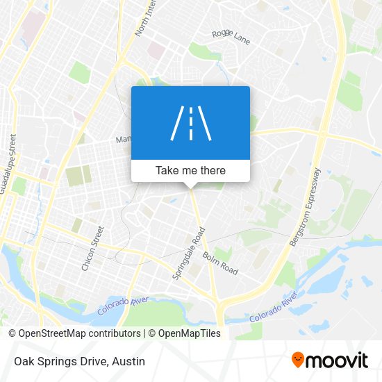 Mapa de Oak Springs Drive