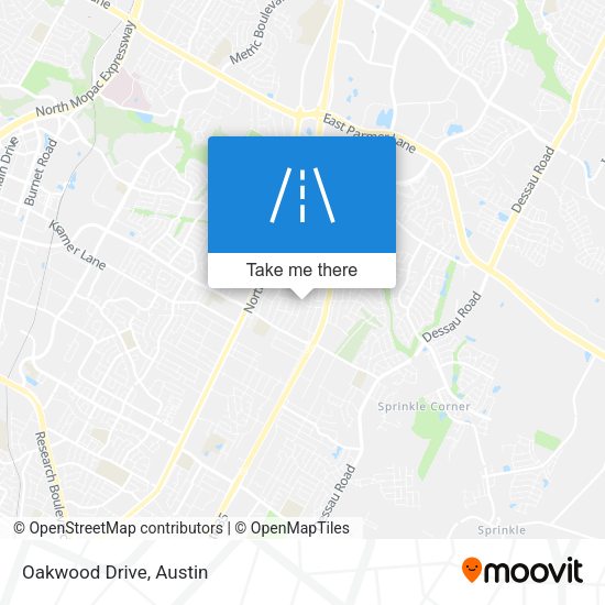 Mapa de Oakwood Drive