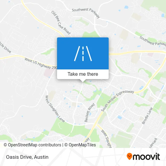 Oasis Drive map