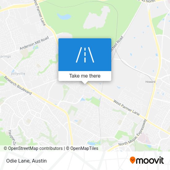 Mapa de Odie Lane