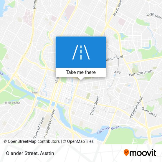 Mapa de Olander Street