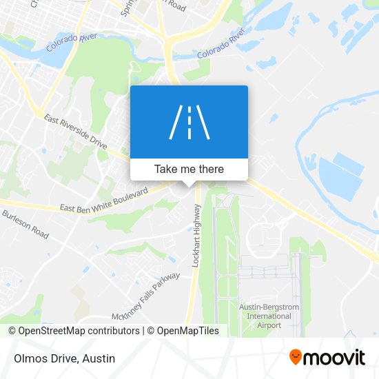 Olmos Drive map