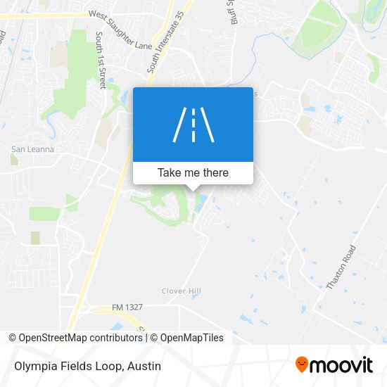 Mapa de Olympia Fields Loop