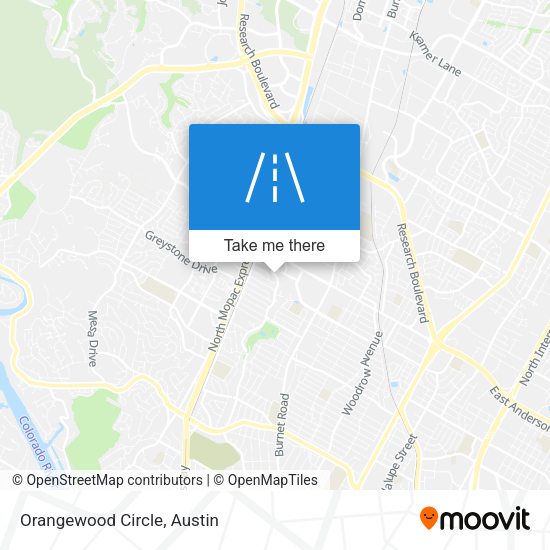 Mapa de Orangewood Circle