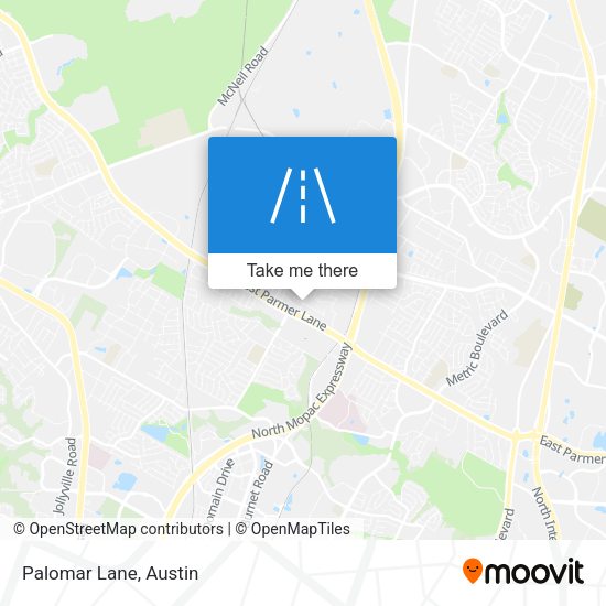 Mapa de Palomar Lane