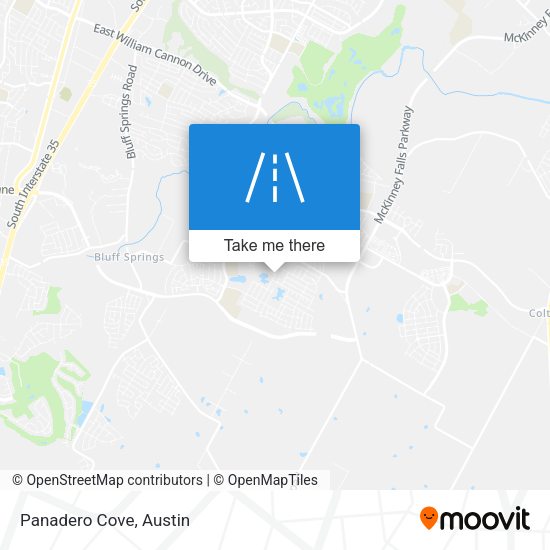 Mapa de Panadero Cove