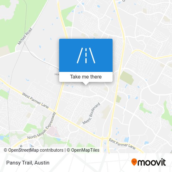 Mapa de Pansy Trail