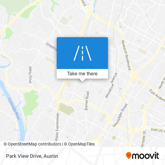 Park View Drive map