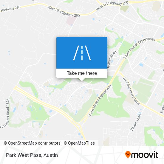 Mapa de Park West Pass