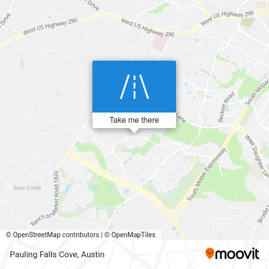 Mapa de Pauling Falls Cove