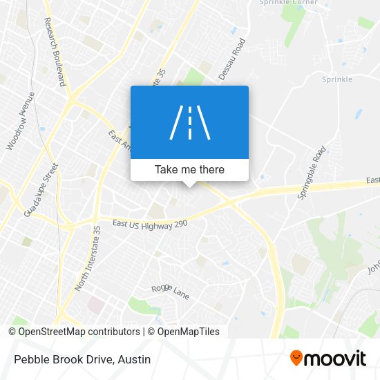 Mapa de Pebble Brook Drive