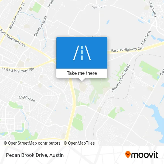 Pecan Brook Drive map