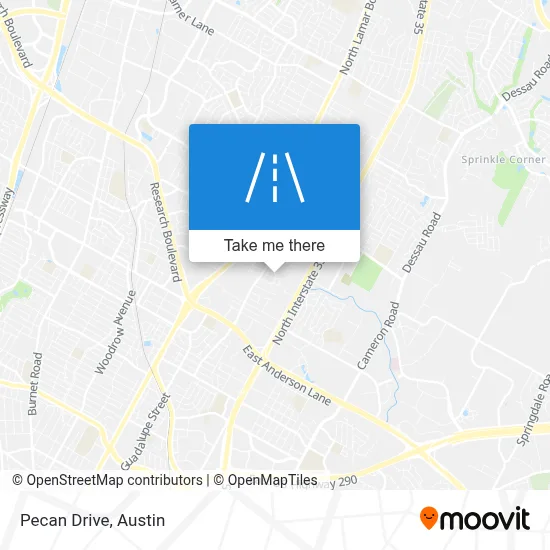 Pecan Drive map