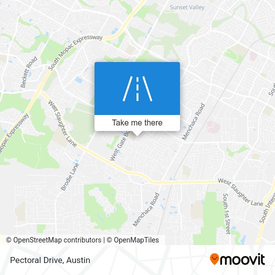 Mapa de Pectoral Drive