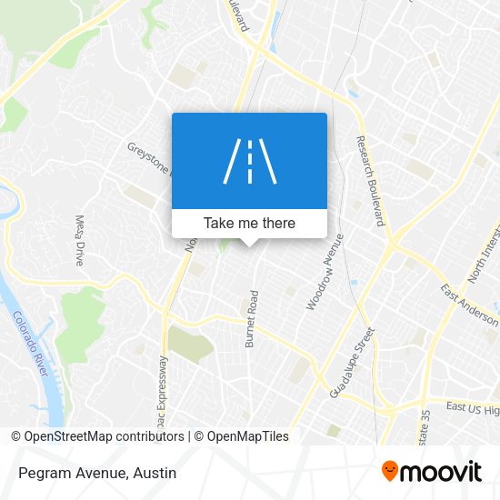 Mapa de Pegram Avenue