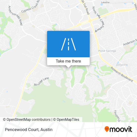 Mapa de Pencewood Court