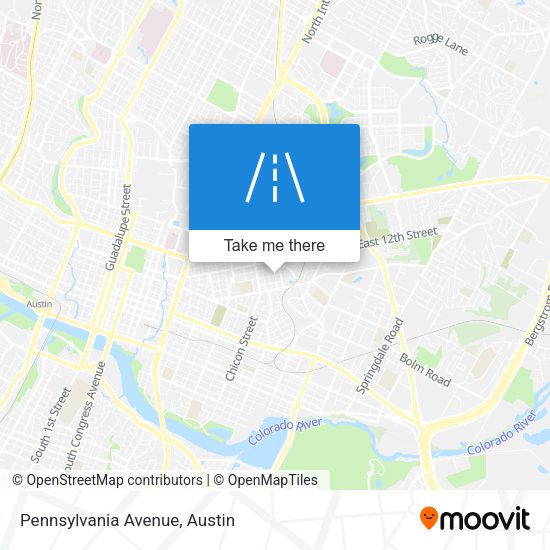 Mapa de Pennsylvania Avenue