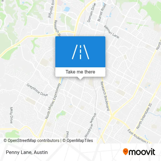 Penny Lane map