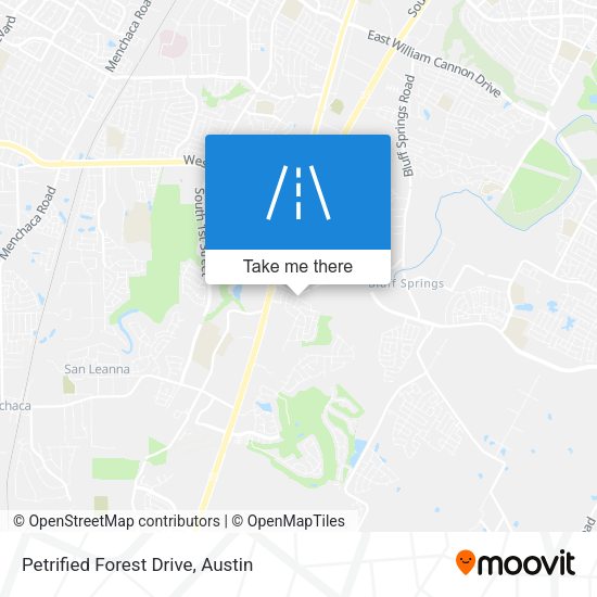 Mapa de Petrified Forest Drive