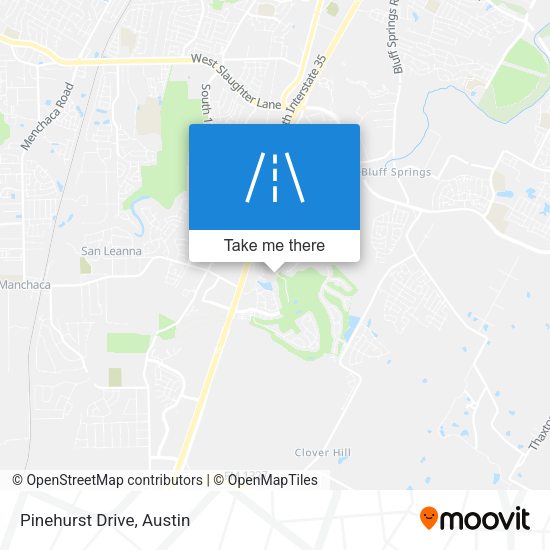 Mapa de Pinehurst Drive