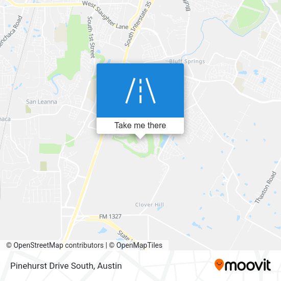 Mapa de Pinehurst Drive South