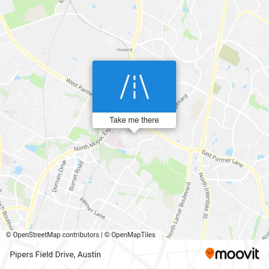Pipers Field Drive map