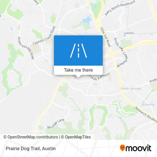 Mapa de Prairie Dog Trail