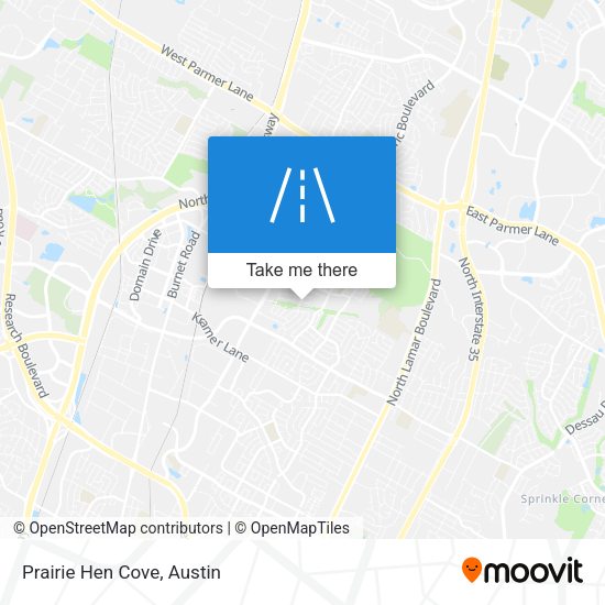 Mapa de Prairie Hen Cove