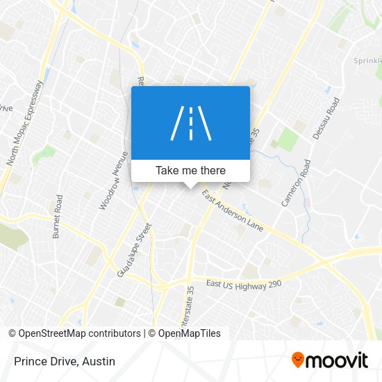 Mapa de Prince Drive