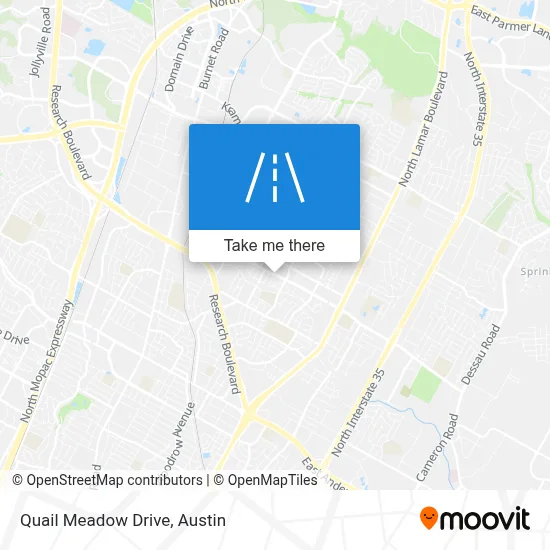 Quail Meadow Drive map