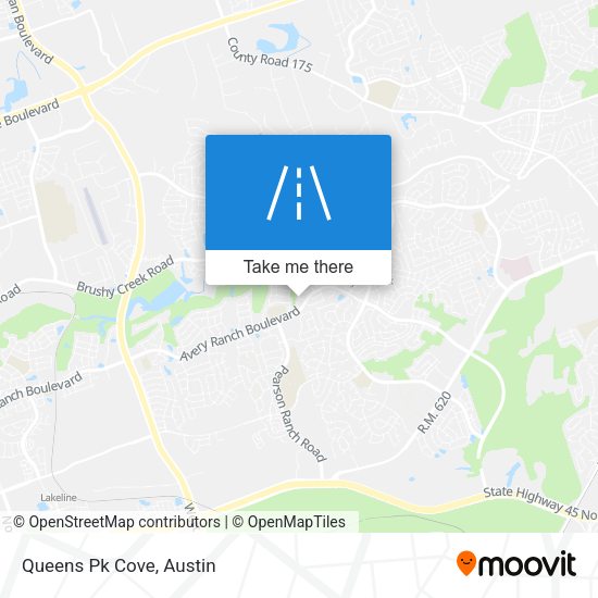 Mapa de Queens Pk Cove