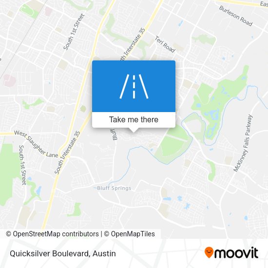 Mapa de Quicksilver Boulevard