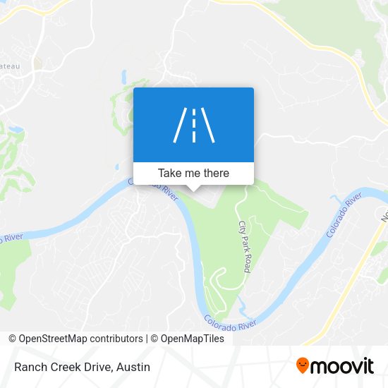 Ranch Creek Drive map