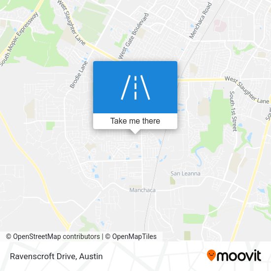 Mapa de Ravenscroft Drive