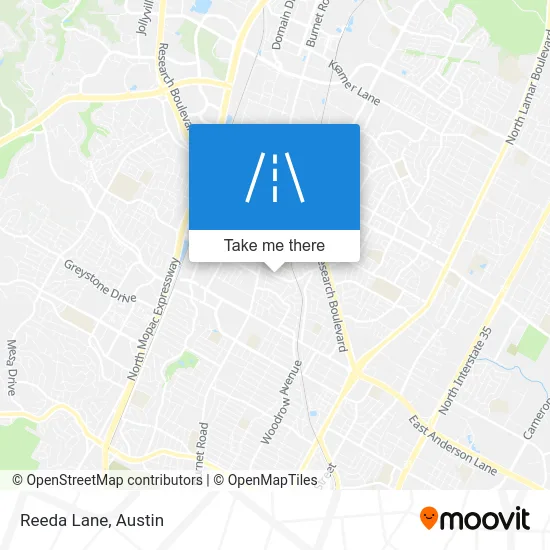 Reeda Lane map