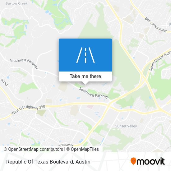 Mapa de Republic Of Texas Boulevard