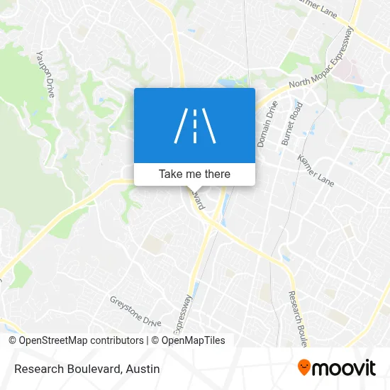 Research Boulevard map