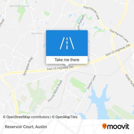Mapa de Reservoir Court