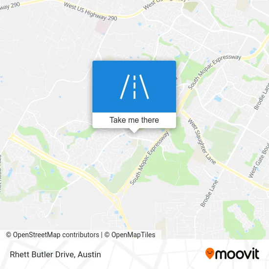Rhett Butler Drive map
