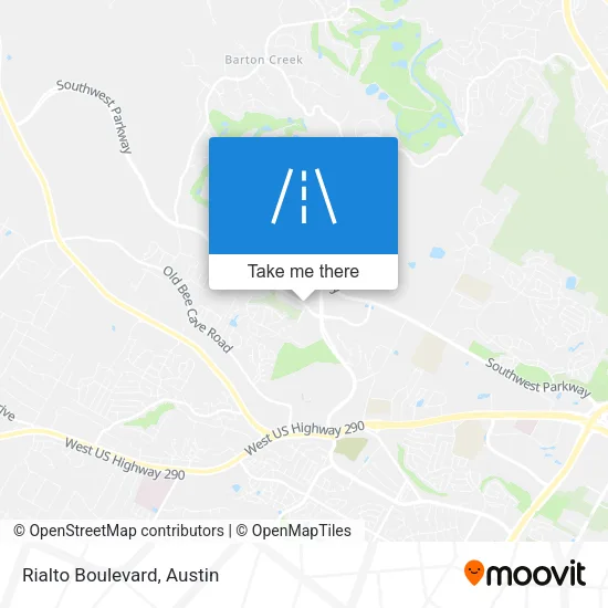 Rialto Boulevard map