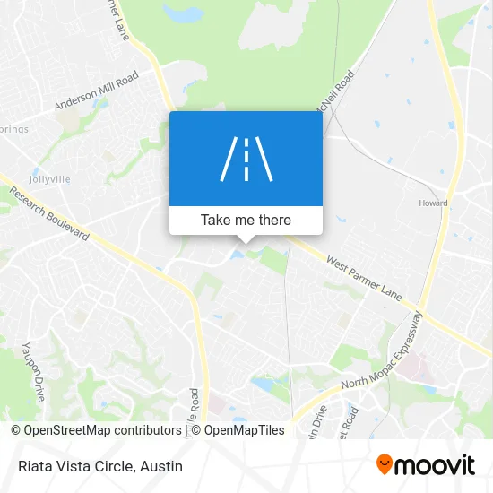 Riata Vista Circle map