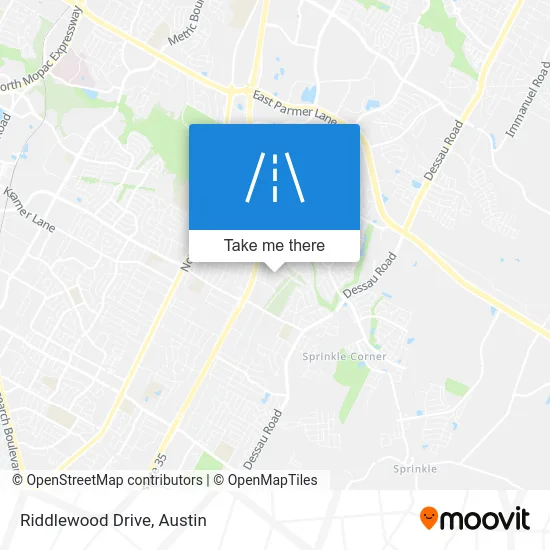 Riddlewood Drive map