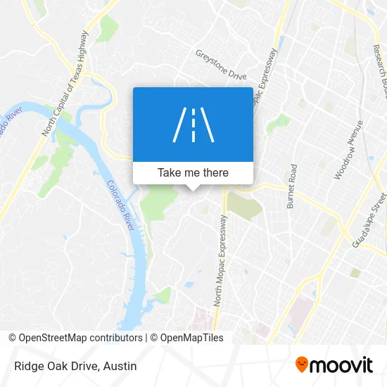 Ridge Oak Drive map