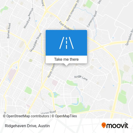 Mapa de Ridgehaven Drive