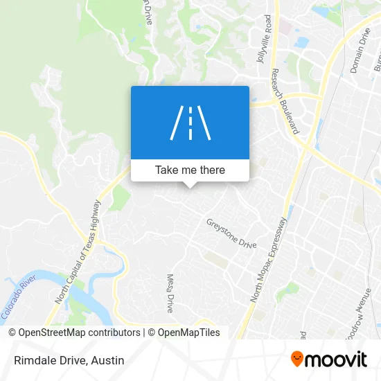 Rimdale Drive map