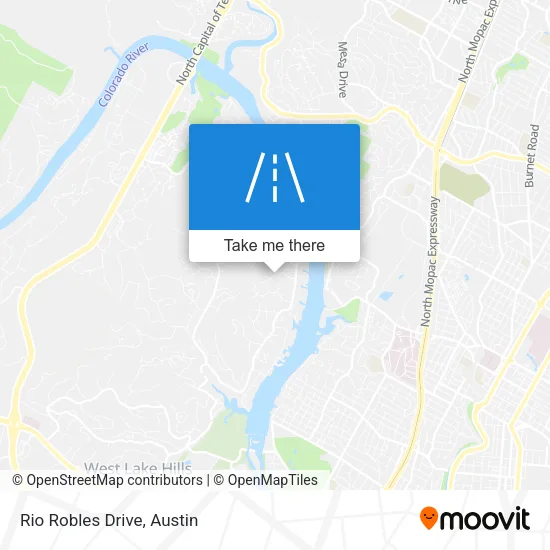 Rio Robles Drive map