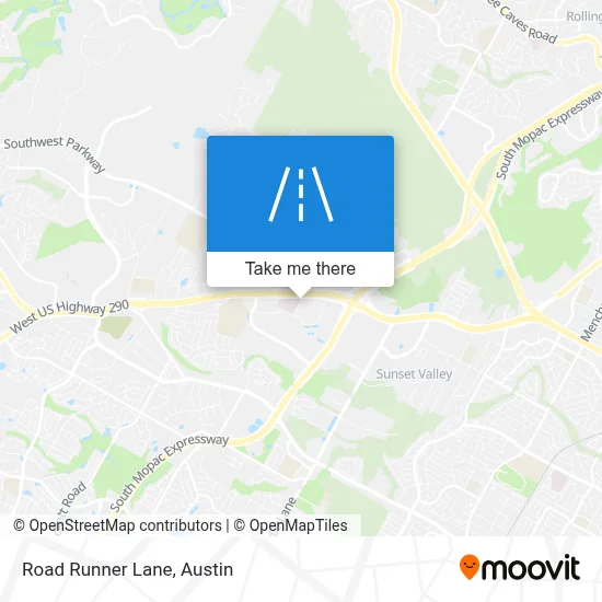 Road Runner Lane map