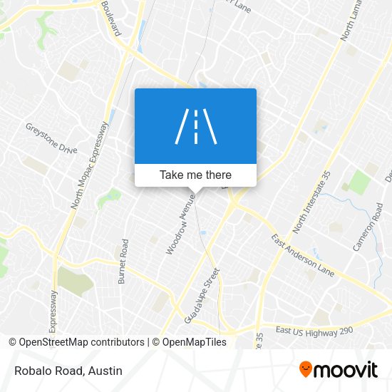 Mapa de Robalo Road