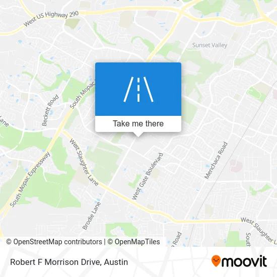 Robert F Morrison Drive map