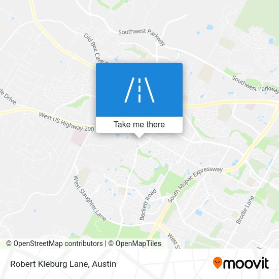 Mapa de Robert Kleburg Lane